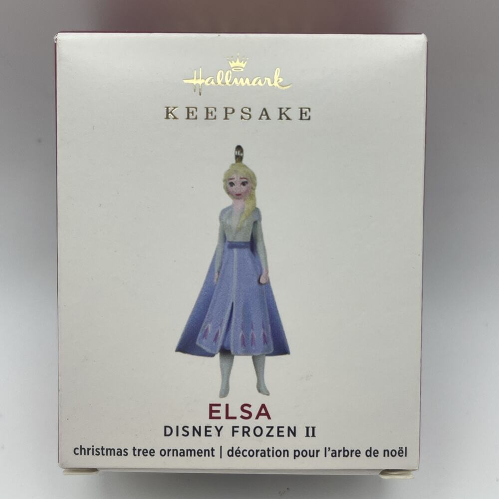 Hallmark Keepsake Ornament 2020 Miniature Mini Elsa Disney's Frozen II Movie